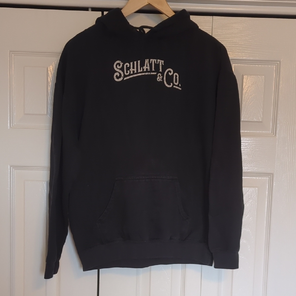 Bespoke Black Sweatshirt Hoodie Casual Style